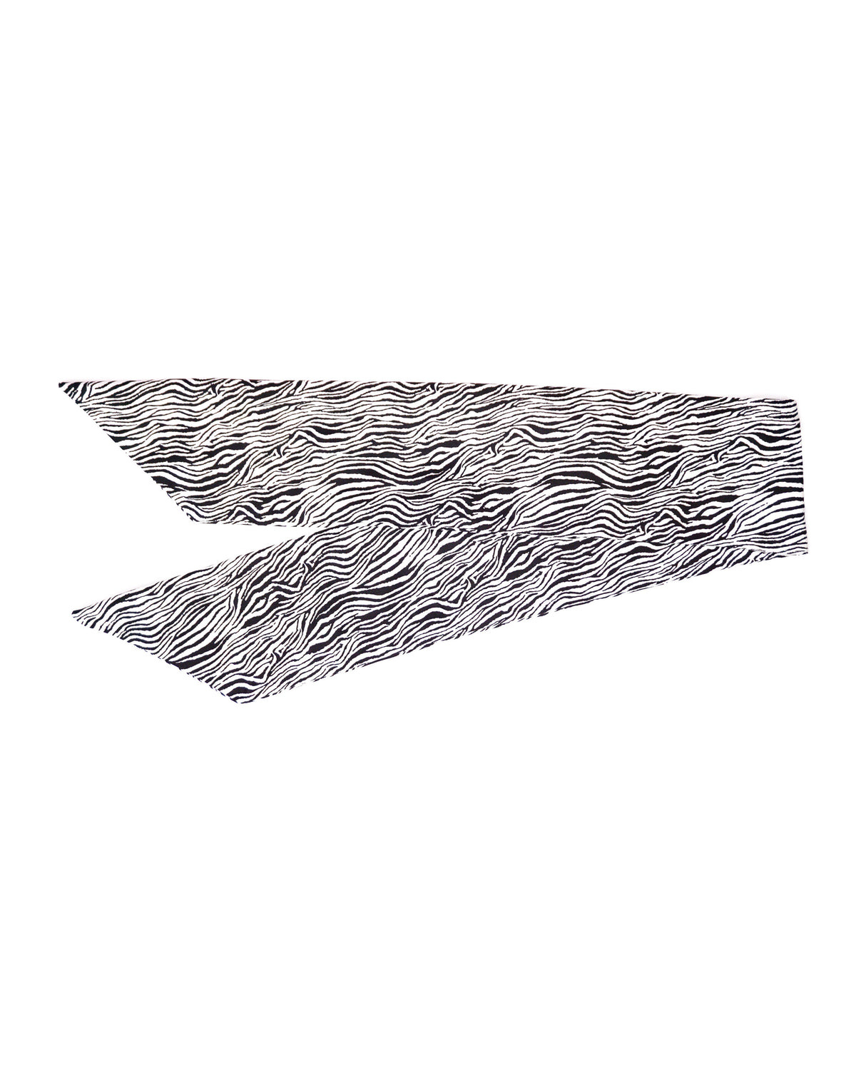 Zebra print wired turban headband by Lillian & Joan