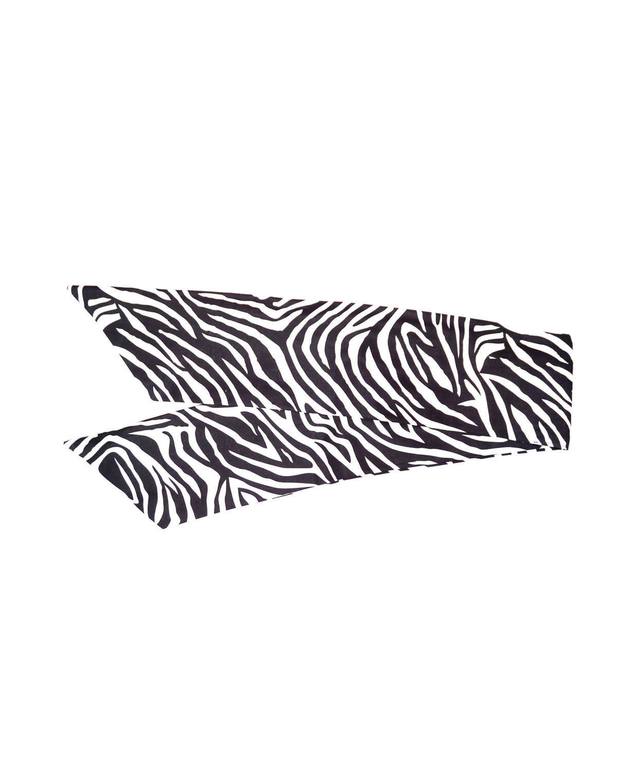 Zebra print wired turban headband by Lillian & Joan